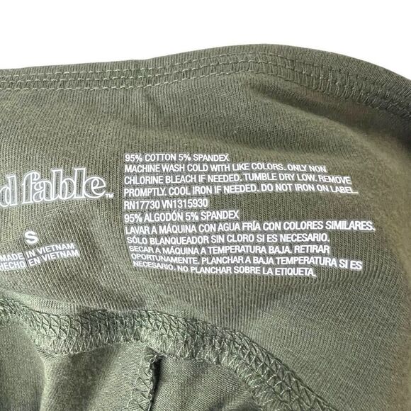 NEW Wild Fable High-Waisted Classic Deep Olive Green Leggings Small - Picture 9 of 9